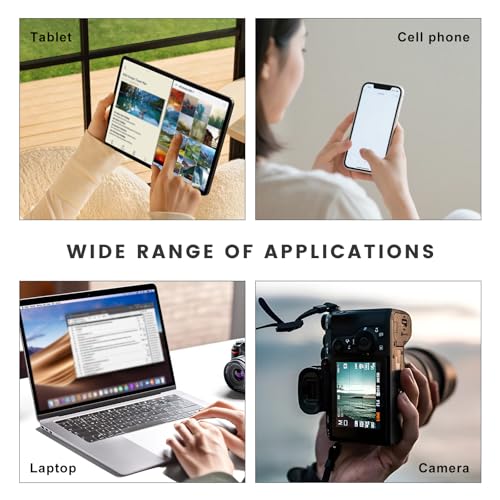 Car Screen Cleaner, Foldable Microfiber Cloth Auto Touchscreen Cleaning Pad, Vehicle Touch Screen Cleaning Wipes Universal Interior Accessories for Dashboard LCD Display (Rectangle) - color: Rectangle, 1 Pcs