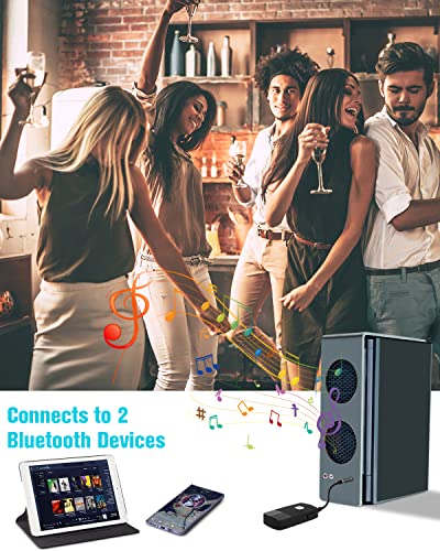 Golvery Bluetooth V5.4 Receiver for Speaker Home Stereo with 3.5mm AUX/RCA - style: J205 Stereo Stream