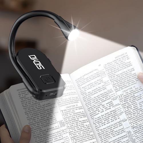 Book Lights for Reading at Night, 80 Hrs, USB-C Rechargeable - size: S-CX008