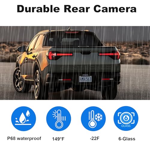 Wireless Backup Camera 5-inch for Truck: Easy to Install Back up Camera - HD 1080P Rear View Camera for Trucks SUVs