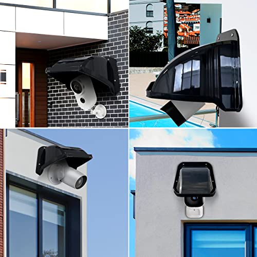Universal Security Camera Sun Rain Cover Shield, Backup Camera Shield - size: ABS Black Camera Cover