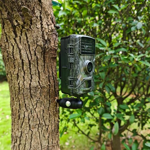 Adjustable Trail Camera Tree Mount: Game Camera Outdoor Mounting Bracket Holder with Double 360° Swivel Tilt Ball Joints, 2 Packs (4) - size: 4
