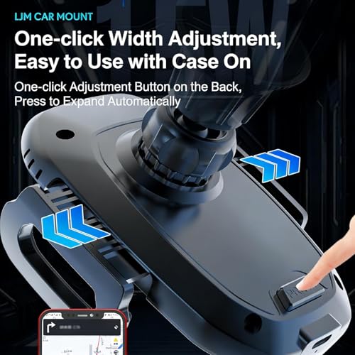 Wireless Car Mount Charger, Phone Holders for Your Car, 15W Auto Clamping Phone Mount for iPhone 16 15 14 13 12 Mini Pro Max 11 XR XS, Samsung Galaxy S24 Ultra S23 S22+ Note 20, etc