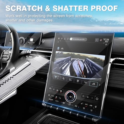 Karltys 2 Pack Screen Protector for 2024 2025 2026 Sierra EV Denali Edition Dashboard Screen Accessories Screen Cover Anti Glare - size: 2024 2025+ GMC Sierra