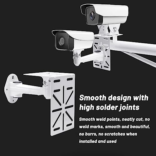 CCTV Mount Bracket, L-Shape Security Mount Plate, Universal Wall Ceiling Mounting Brackets for PTZ and Dome Cameras