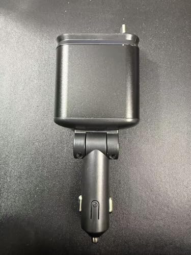 Retractable Car Charger with 31-Inch Cables 4 in 1 Fast Car Charger USB C Car Adapter with Starry Sky Light for iPhone 17 16 15 14 Car Accessories Gifts for Men Women Drivers (Black) - color: BLACK
