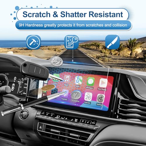 2025 2026 Camry Screen Protector for Toyota Camry (XLE/XSE) 12.3-inch Touchscreen, 9H Tempered Glass 2026 Camry Accessories Anti-scratch&HD Transparent 12.3" - color: 12.3-inch