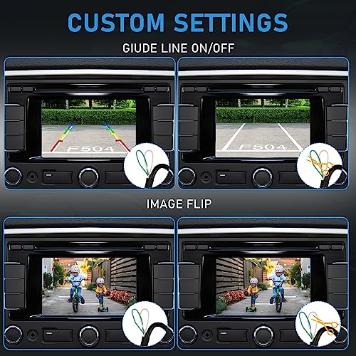 Backup Camera Rear View Reverse Camera HD License Plate Backup Camera