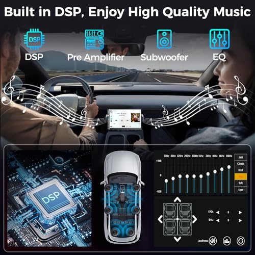 7-Inch Double Din Car Radio Wireless CarPlay and Android Auto - style: Volume knob + 2 physical buttons
