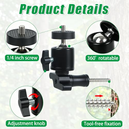 4 Pack Trail Camera Tree Mount Outdoor Camera Stand