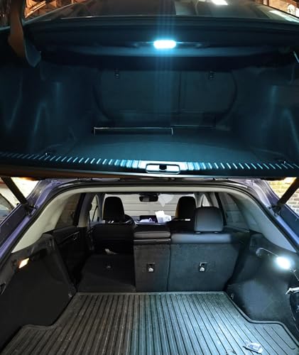 iJDMTOY Super Bright 2W High Power Aqua Ice Blue Full LED Trunk Cargo Area Light Assembly Compatible With Lexus, Compatible With Toyota, Powered by 20-SMD LED Diodes - style: Aqua