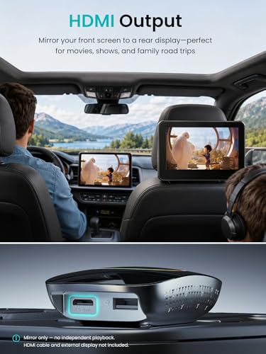 Wireless CarPlay Adapter, Magic AI Box with HDMI Output - color: Slate Gray