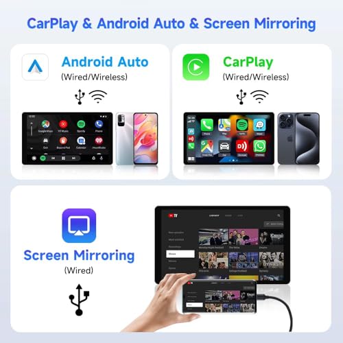 Carlinkit Wireless CarPlay & Android Auto USB Adapter - CPC200-CCPA (Black)