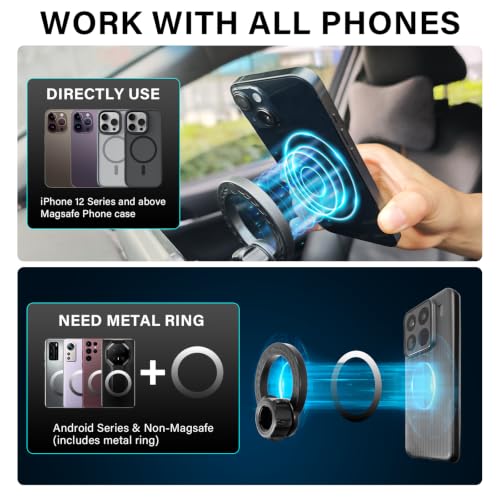 Car Phone Holder for 2019-2025 Toyota RAV4 Accessories 7/8-inch - size: For Toyota 19-25 RAV4 7/8-inch