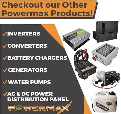 PowerMax PM4-100A 100A Deck Mount RV Converter Charger Lithium - size: 100 Amp