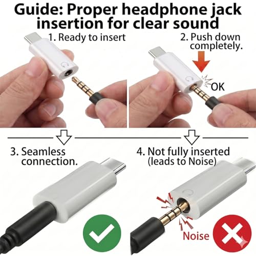 FRIGRAF 2PACK USB C to 3.5mm Audio Adapter, Type C to Headphone Jack Dongle - size: 2-Pack