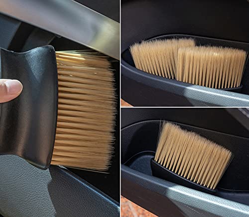 Auto Interior Dust Brush Soft Bristles Car Cleaning Brushes Duster Tool for Automotive