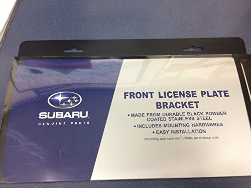 Subaru Front License Plate Bracket SOA342L171 for 2008-2026 Impreza Legacy Forester Outback Sti WRX Crosstrek Solterra BRZ Ascent Trailseeker Uncharted Genuine OEM