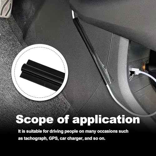 4pcs Cover Line Sleeve Cable Organizers Concealed Wire, USB Video Audio Network Cables Sleeve Organizer, Auto Flexible Line Cable Organizers Split Sleeves for USB, Automotive Power Cord Cover