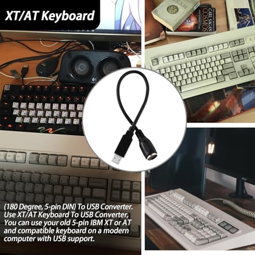 XTPTFABS 5Pin DIN to USB Converter(Soarer's Converter),Plug-and-Play,1Pc