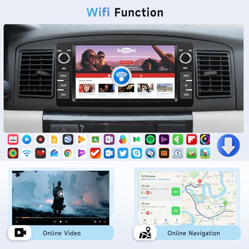 Car Stereo for Toyota Corolla E120 E130 2000-2008 Wireless Carplay - style: 2+64G