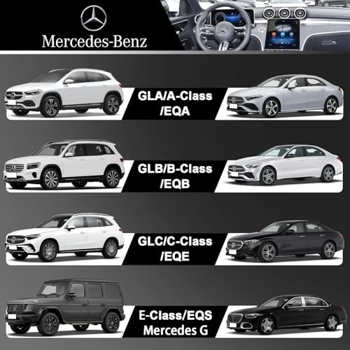 MagSafe Car Mount for Mercedes-Benz, Round Air Vent Holder with Strong Magnet, Compatible with Mercedes Benz GLC, C, E, B, A-Class, GLC/GLB/GLA/Sprinter, Mercedes Benz Accessories