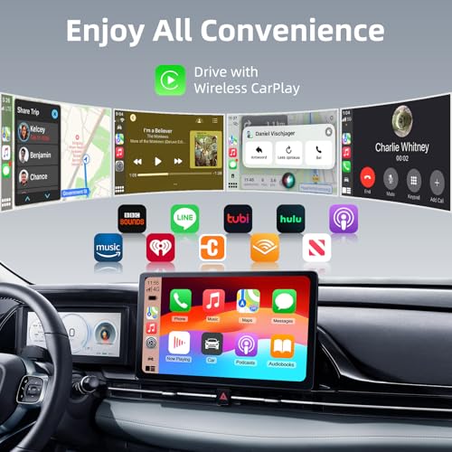 Tiny Wireless CarPlay Adapter Android Auto for iPhone & Android Plug & Play - color: Tiny USB Plug