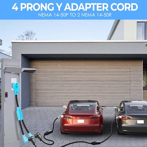 CircleCord RV/EV Y Adapter Cord 50 Amp to Two 50 Amp - style: 50A-50A-50A