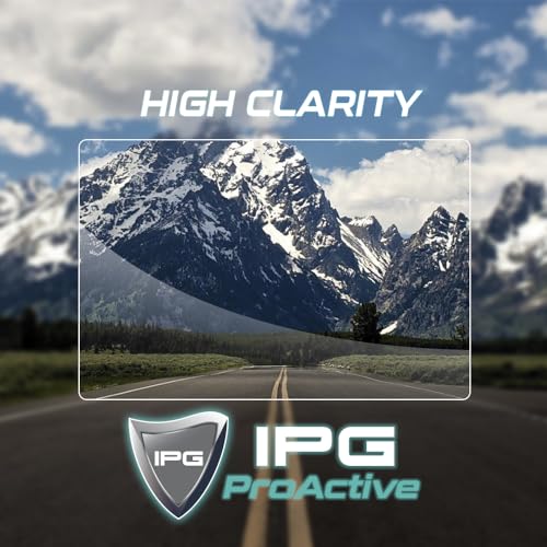 IPG ProActive Made for Porsche 2024 Panamera 12.3 Inch Dashboard 9H Hardness Screen Protector Nano Ceramic Film Ultra Responsive High Clarity Anti Scratch Smudge Guard for PanaDash