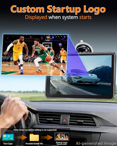 Portable Carplay Screen with Backup Camera - Bluetooth Fast Connects in 1s - size: 7.1'' Carplay Screen w/Backup Camera