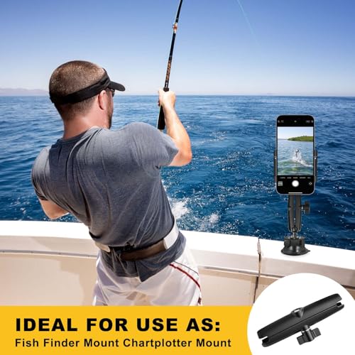 Metal Double Socket Arm Compatible RAM Mount Arm, 1" Double Ball Adapter, 360° Rotation, Extension Rod for Phone Holder, for Bike, Motorcycle, Truck. (Short) - size: Short