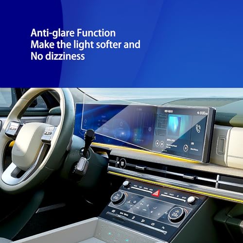 6pcs 2026 2025 Hyundai Santa Fe Screen Protector 【1pcs Design】 & AC Climate Film for 2025 2024 Hyundai Santa Fe SE SEL XRT Limited Calligraphy Hybrid Dual 12.3Inch Plastic Screen Protector Touchscreen - size: santa fe 12.3inch-Soft Protector