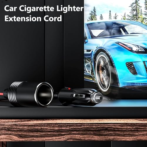 KEWIG 12/24V 13FT 16AWG Heavy Duty Car Cigarette Lighter Extension Cord - size: 13 ft
