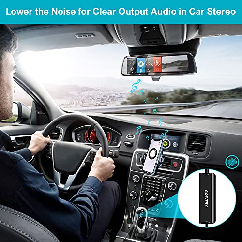 Golvery Ground Loop Noise Isolator, 3.5mm AUX Noise Filter