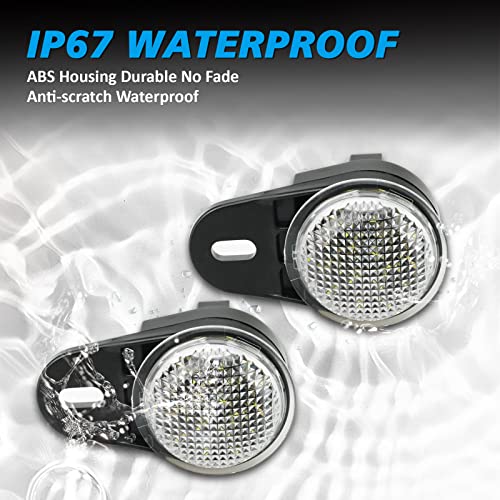 Bestview Led Interior Courtesy Footwell Lights for Dodge Ram 1500 2500 3500 - color: White