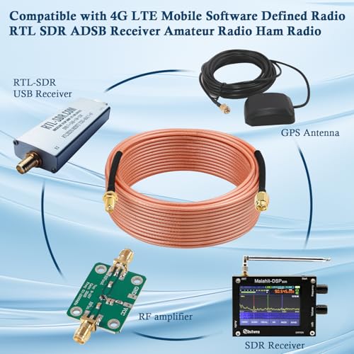 XRDS -RF SMA Cable 50FT, SMA Male to SMA Female Bulkhead RG316 SMA Extension Cable for 4G LTE Router Cellular SDR USB Dongle Receiver - size: 50FT