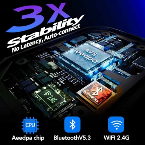 Wireless CarPlay Adapter for Apple iPhone,2025 Upgrade, Convert Wired to Wireless CarPlay Dongle for Factory CarPlay, Plug & Play for Cars/Trucks 2015+, Bluetooth 5.3, iOS 10+ - style: for Apple iPhone