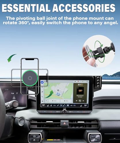 Car Phone Mount for 2026 Toyota RAV4/RAV4 Hybrid 10.5" Screen Accessories - size: fit for 2026 Toyota RAV4 (10.5 Inch Screen)