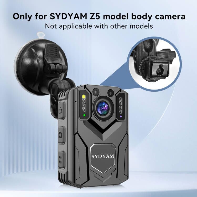 Body Camera Car Suction Cup Holder, Dash Cam Holder for Cars 360° Adjustable Adhere Tightly to the Windshield (Only for Z5 Model)