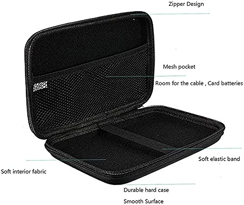 7 inch Black ive Hard Carry Case GPS Cover for All TomTom Garmin SAT NAV 7" Inches Black EVA PU Hard Shell Carry Case Bag Cover or GPS Navigation Black Hard Shell