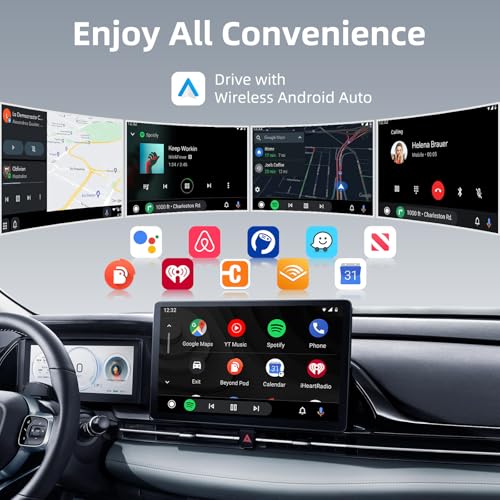 Tiny Wireless CarPlay Adapter Android Auto for iPhone & Android Plug & Play - color: Tiny USB Plug