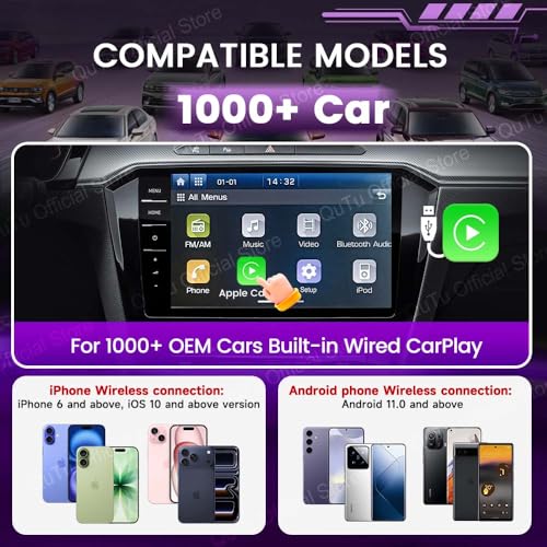 CarlinKit Wireless CarPlay & Android Auto Adapter CP2A Pro AI Box