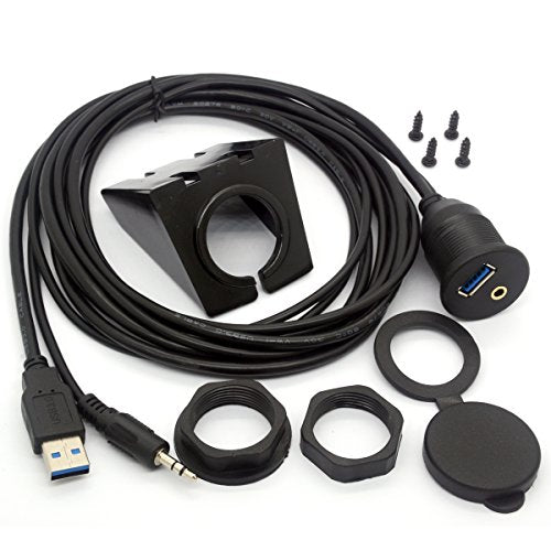 USB 3.0 Flush Mount Cable (2 Meter/6Ft) - size: 2 meter/6.6 Feet