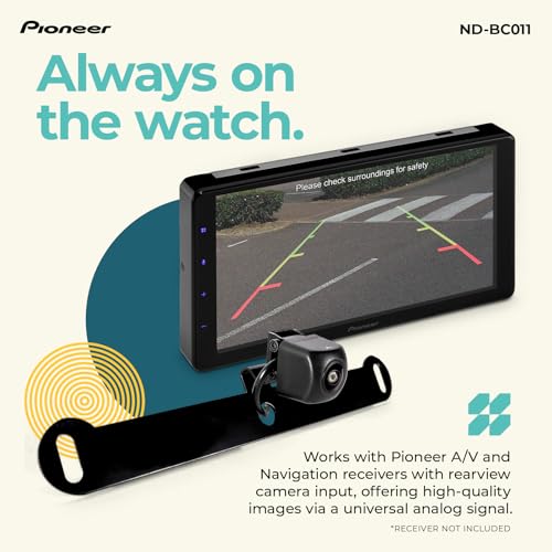 Pioneer ND-BC011 Rear View Backup Camera with Selectable Front View