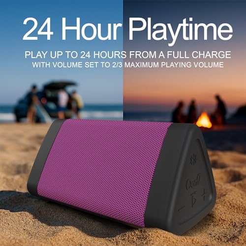 OontZ Angle 3 Gen 4 Portable Bluetooth Speaker, 12W, 24-Hour Playtime, Pink - color: Pink