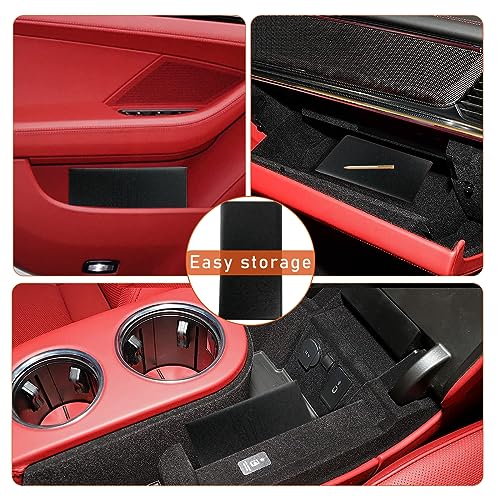 Kewucn Car Registration and Insurance Card Holder, Leather Auto License Document Glove Box Compartment Organizer, Essentials Vehicle Wallet Case for Driver License, ID Card (Cross Black) - color: Large-Cross Black