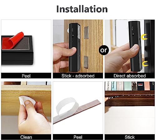 WOBANE Motion Activated LED Strip Light,6.56ft Closet Lighting Warmwhite - color: Warm White, size: 6.56ft Black