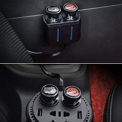 Cigarette Lighter Socket Cover Cap 2 Pack, Universal Waterproof Dustproof Plug for Car Power Port Outlet - Prevent Kids from Electric Shock