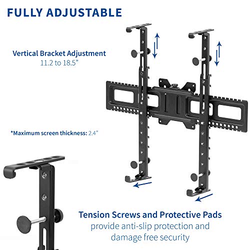 VIVO Universal Adapter VESA Mount Kit for 20 to 32 inch Flat and Curved Monitor Screens, 100x100mm Mounting Bracket, Black, MOUNT-UVM01