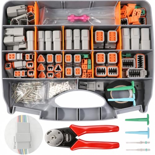 482Pcs DT Deutsch Connector Kit 2 3 4Pin Automotive Waterproof Set